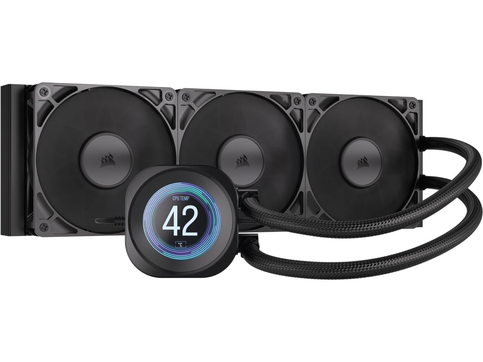 Corsair Nautilus 360 RS LCD Kjøler (sort) CPU - Vannkjøling