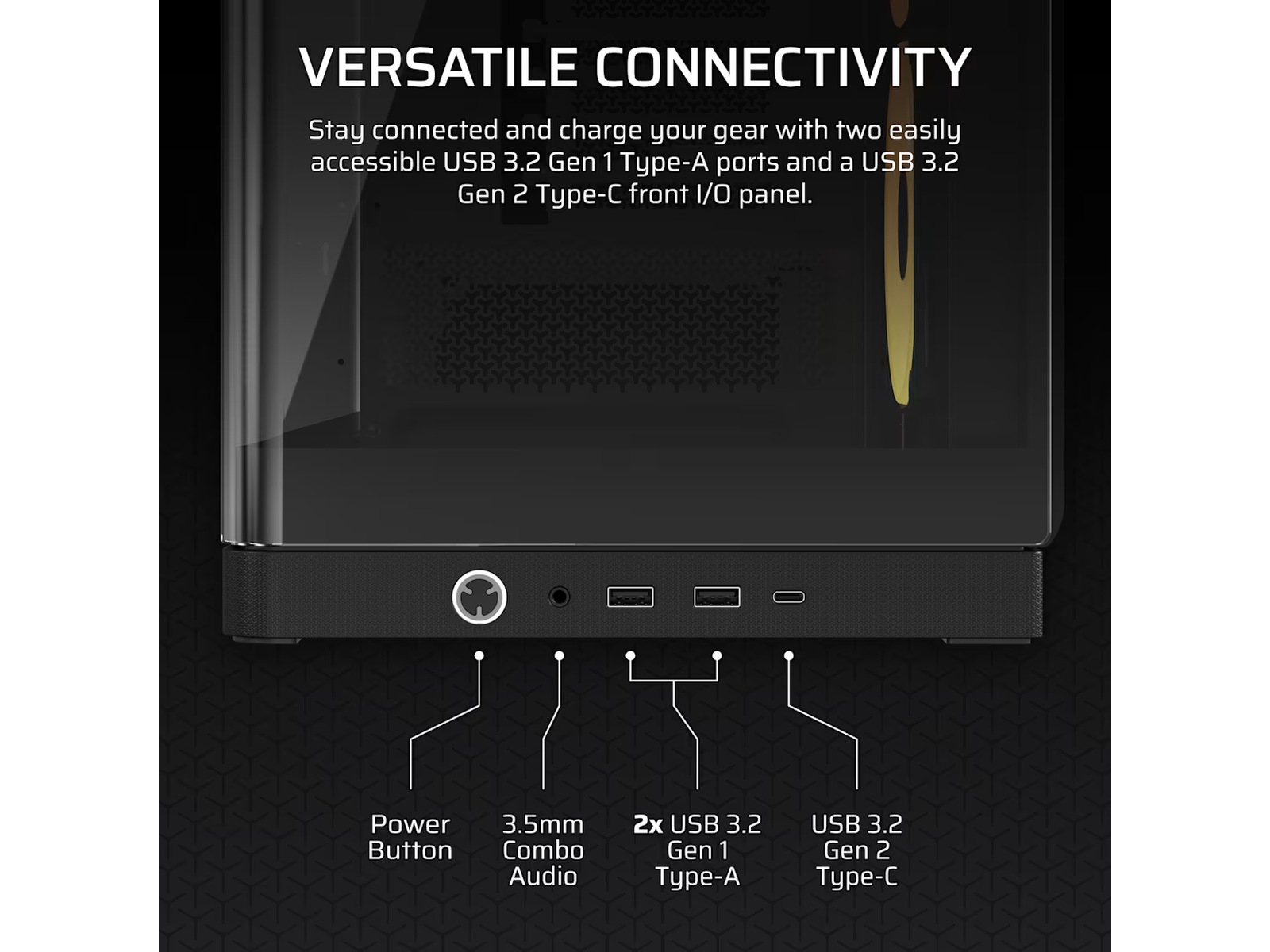 Corsair FRAME 4500X LX-R RGB Mid Tower (sort) Midi tower