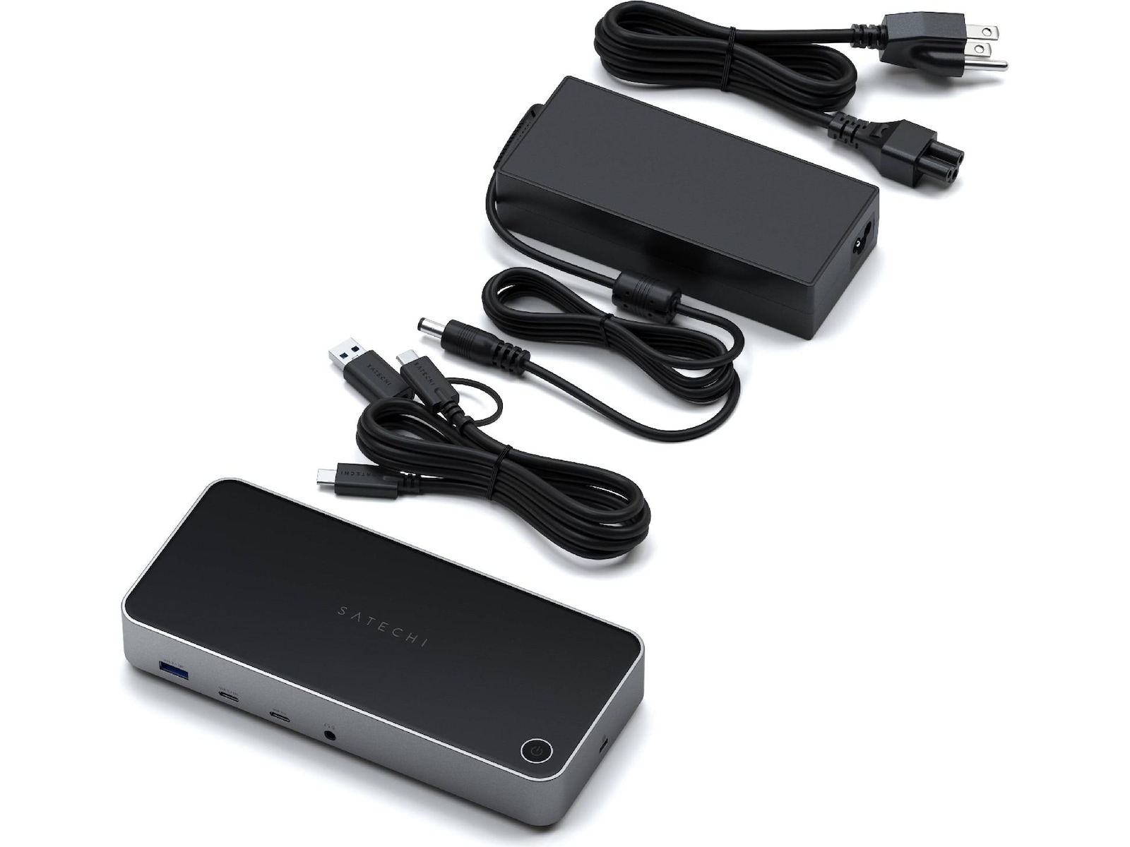 Satechi Triple 4K Display Docking (stellargrå) Dockingstasjon & USB-HUB