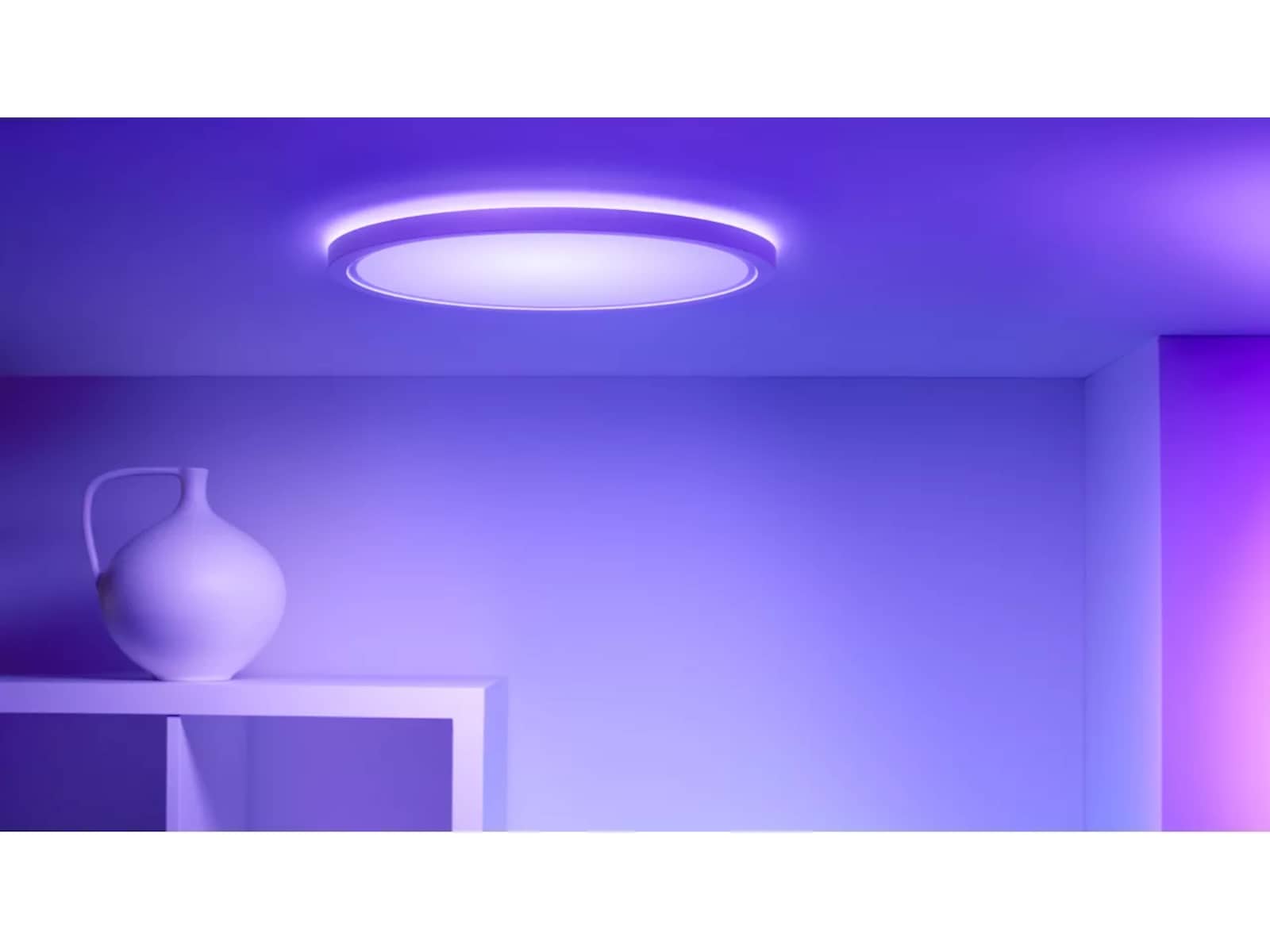 WiZ SuperSlim RGB Taklampe 22W (hvit) Taklampe