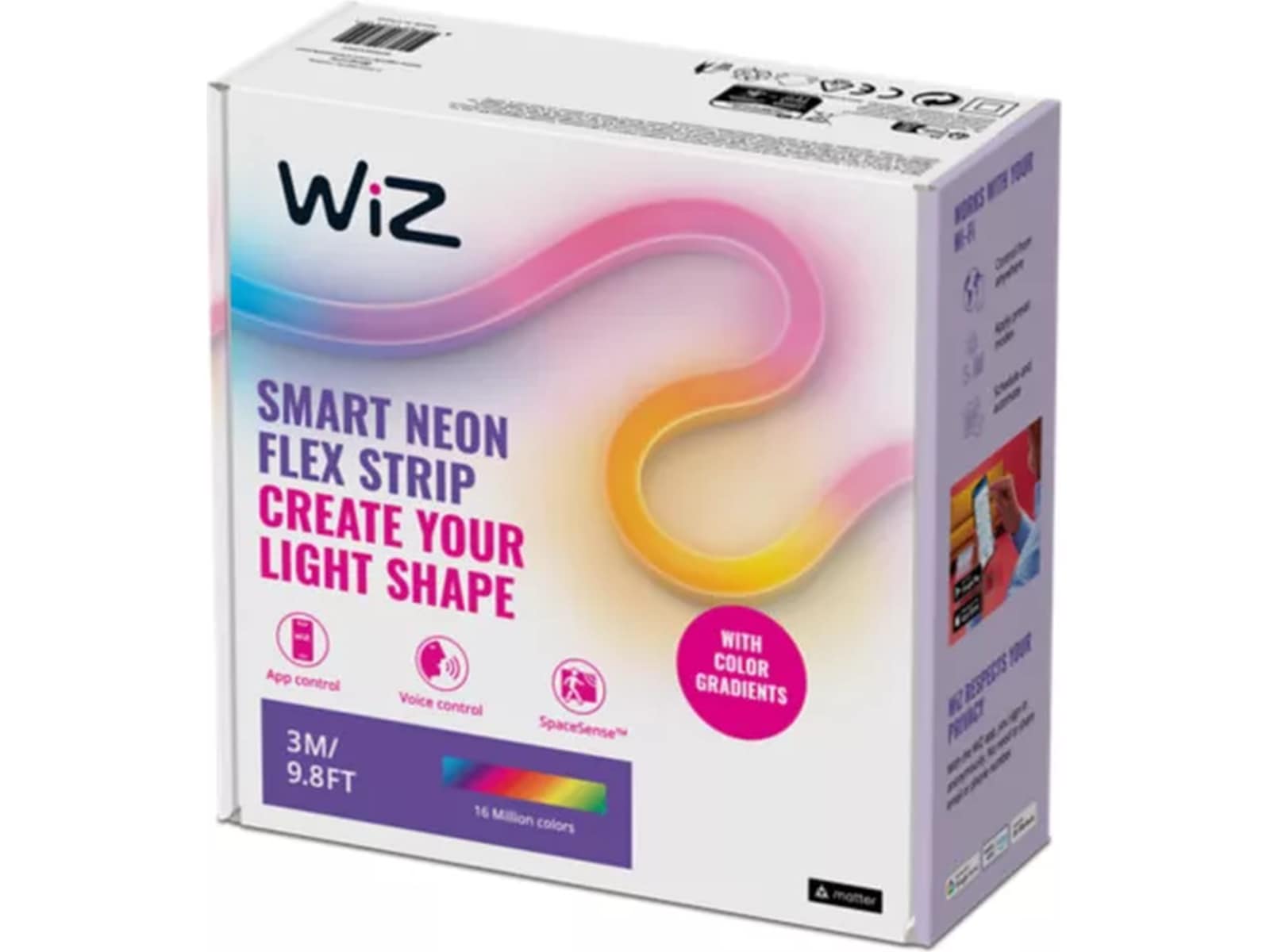 WiZ Neon Flex Strip 3M Kit Type-C Led strips & underholdning