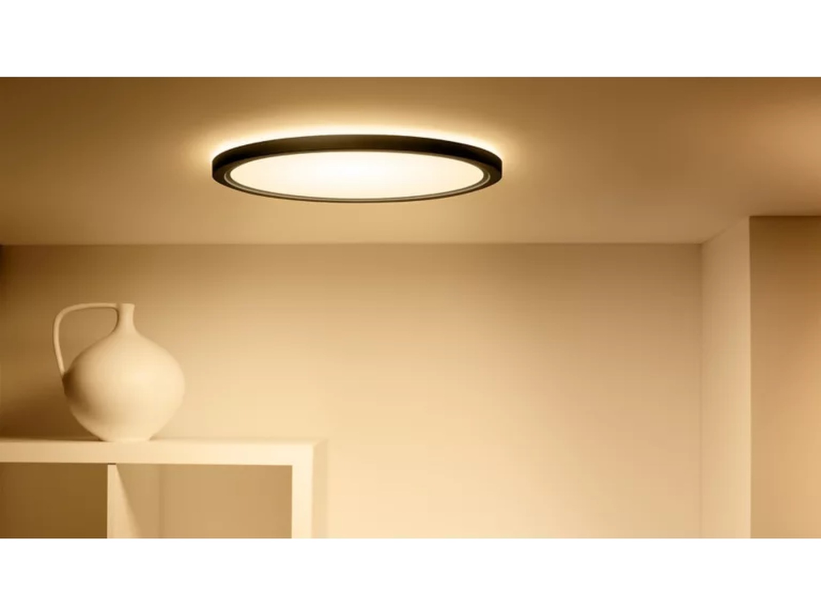 WiZ SuperSlim RGB Taklampe 22W (sort) Taklampe