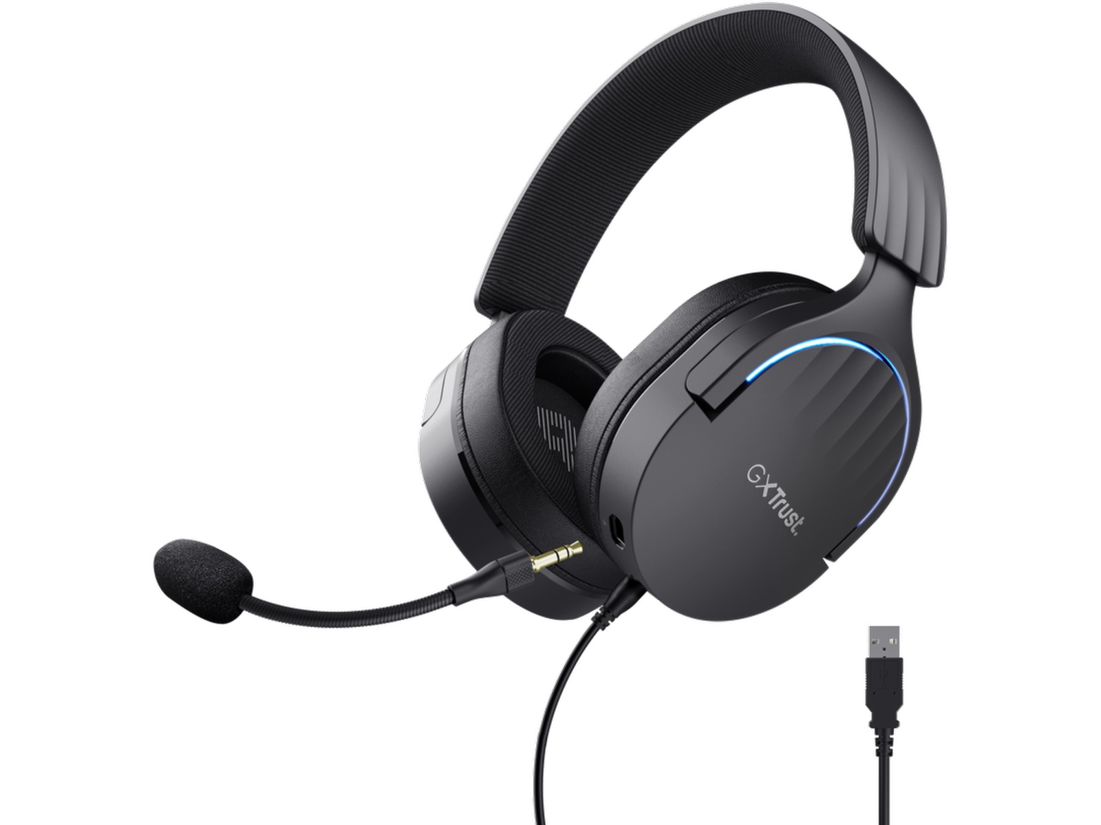 Trust GXT 490 Fayzo 7.1 Usb Headset (sort) Gaming headset