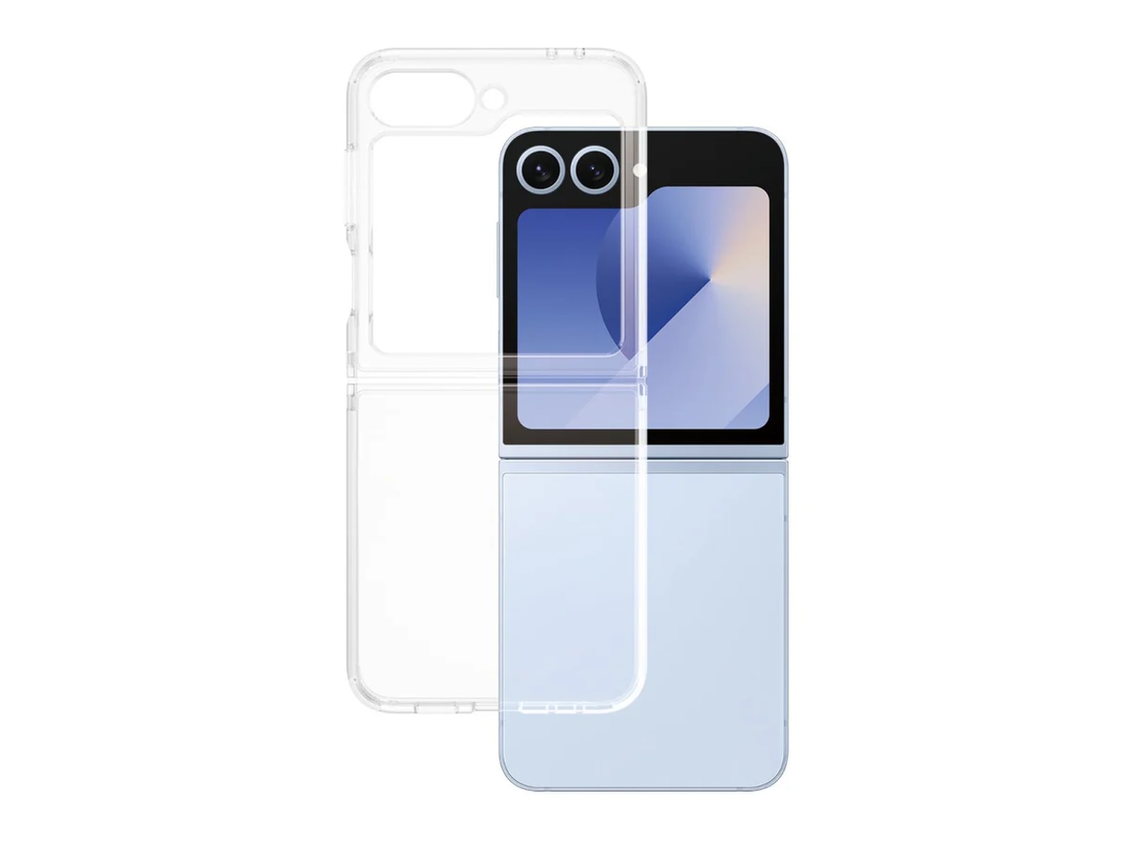 PanzerGlass CARE Galaxy Z Flip7 FE / Flip6 Urban Combat deksel (gjennomsiktig) Deksel til mobiltelefon