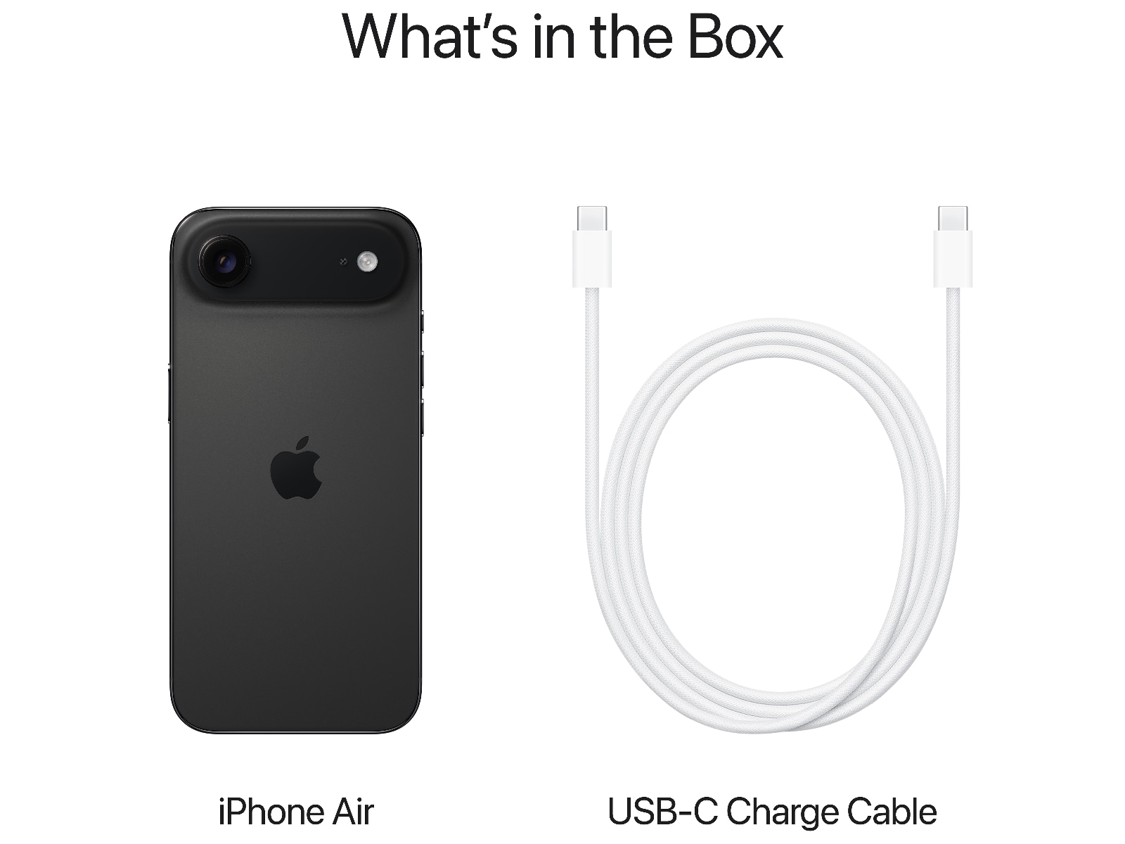 iPhone Air 256GB (stellarsvart) Mobiltelefoner