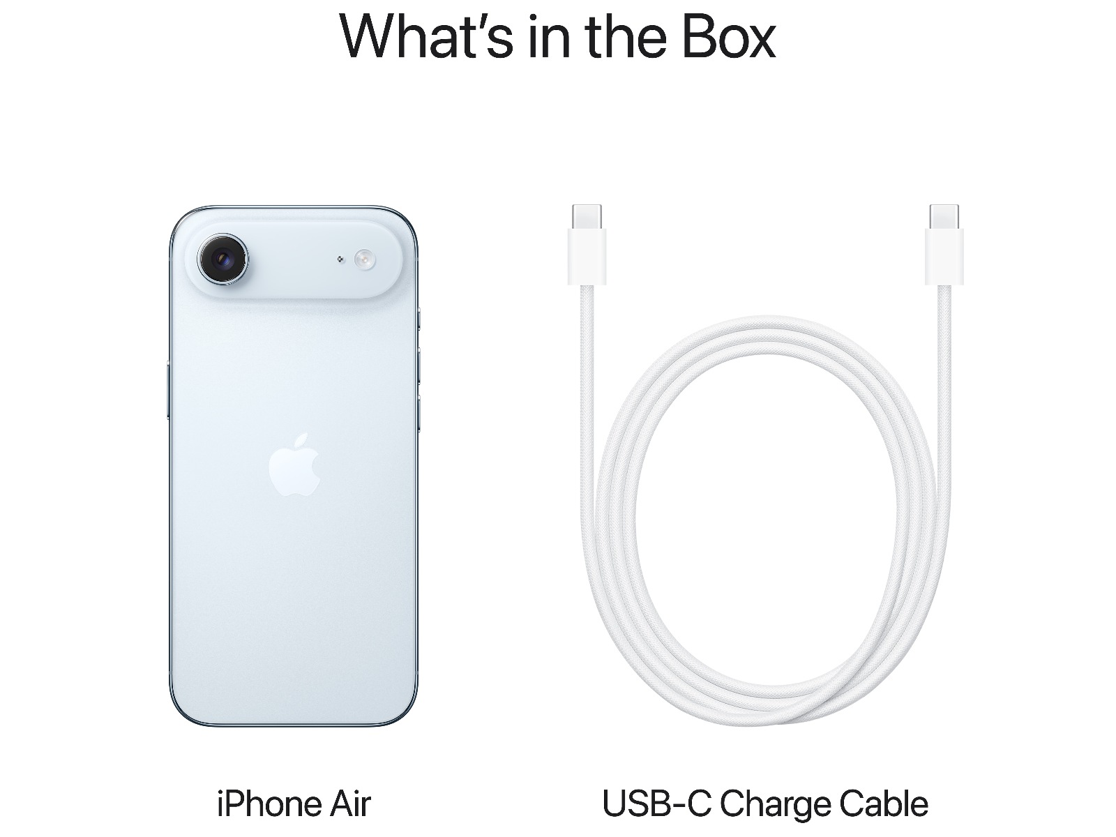 iPhone Air 1TB (himmelblå) Mobiltelefoner