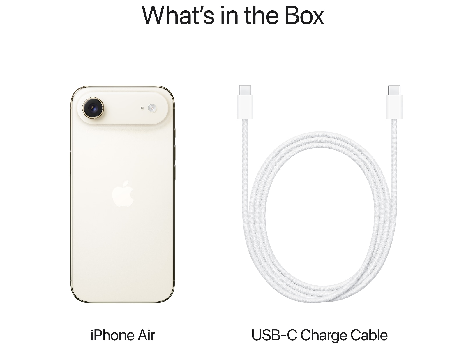 iPhone Air 1TB (lys gull) Mobiltelefoner