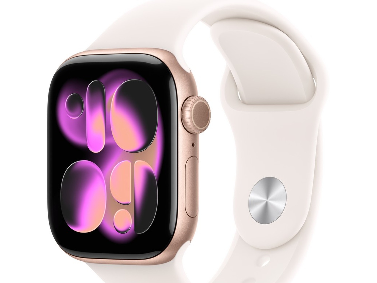 Apple Watch Series 11 GPS + LTE 42mm Aluminium (rosegull) Smartklokker