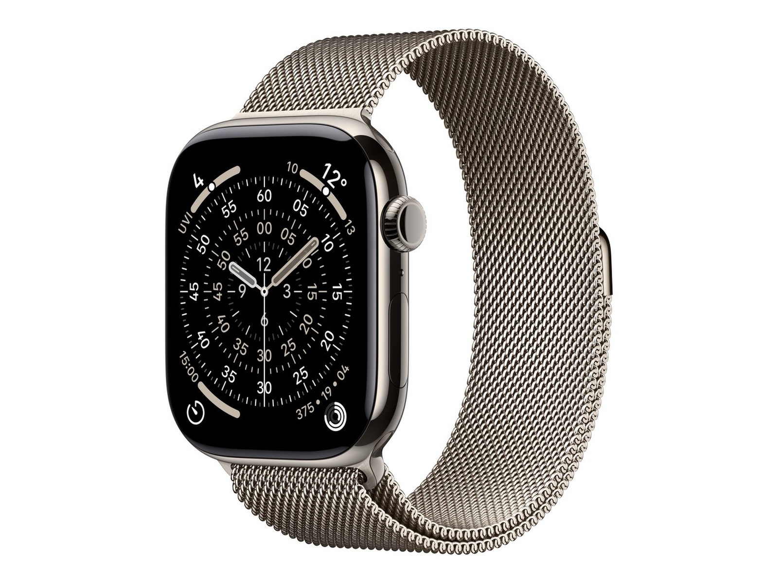Apple Watch Series 11 GPS + LTE 46mm Titan (naturlig) Smartklokker