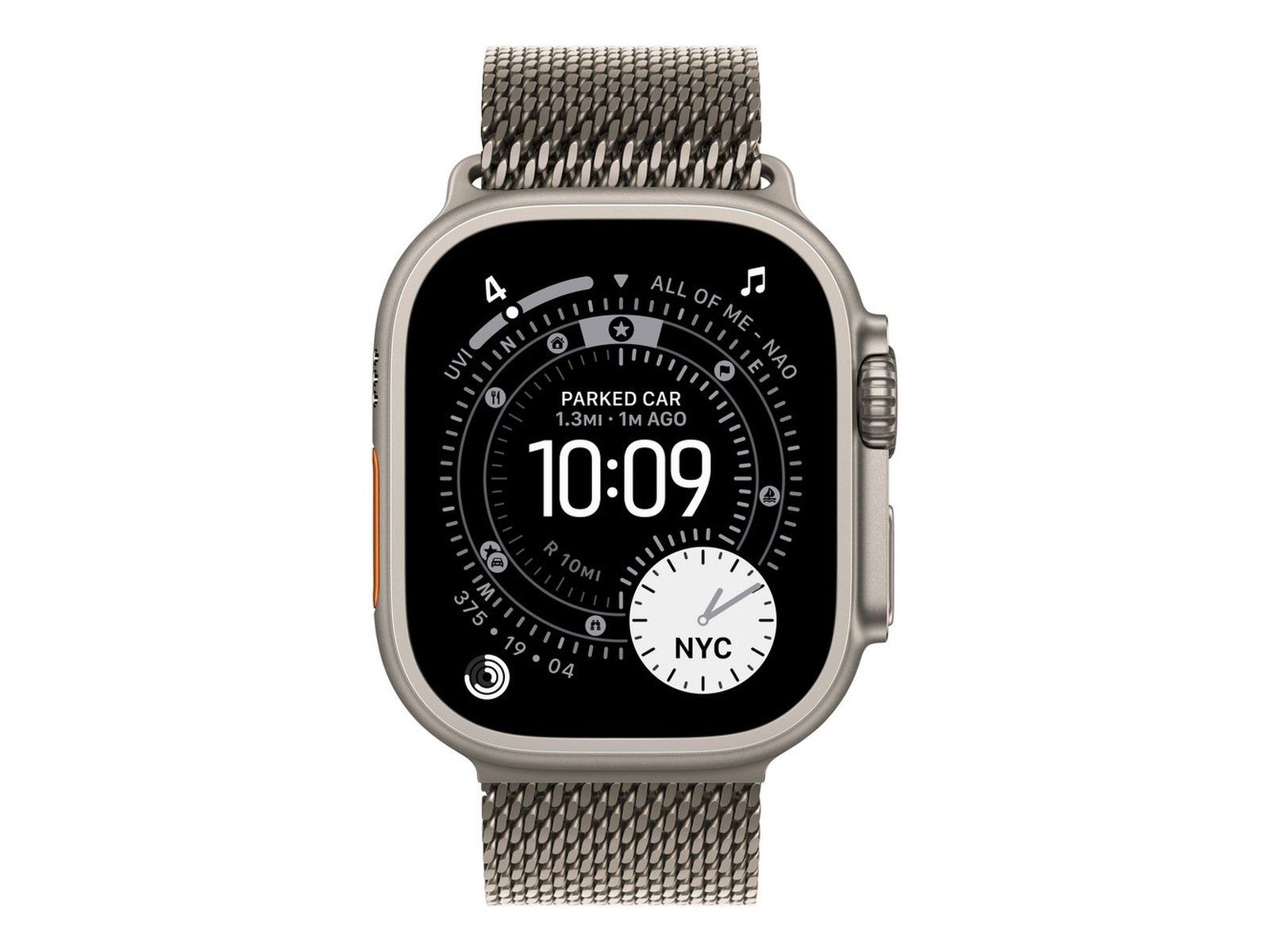Apple Watch Ultra 3 49mm GPS + LTE Titan (naturlig) Smartklokker