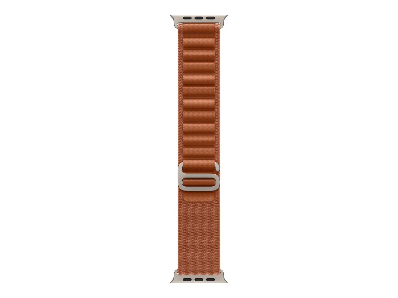 Apple Watch 49mm Natural Titanium Alpine Loop (terra cotta) Reim