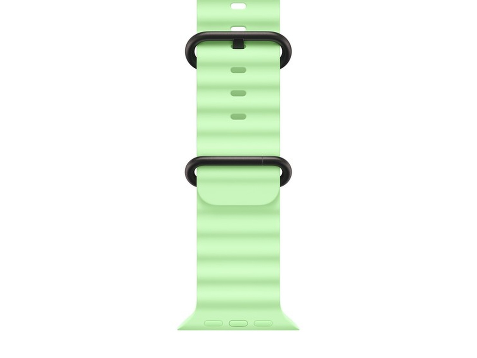 Apple Watch 49mm Black Titanium Ocean Band (neon green) Reim