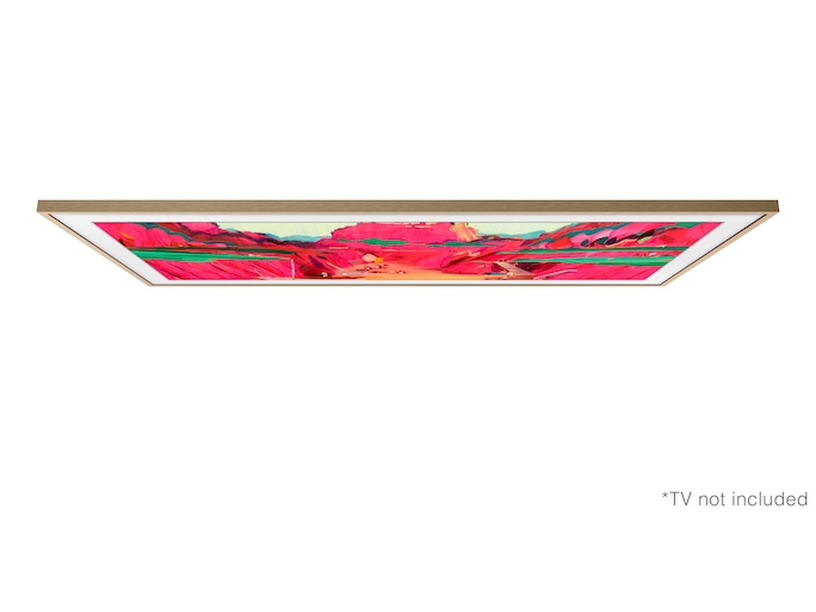 Samsung 85" ramme til The Frame og The Frame Pro (2021-2025, Beige Wood/Teak) TV-ramme & tilbehør