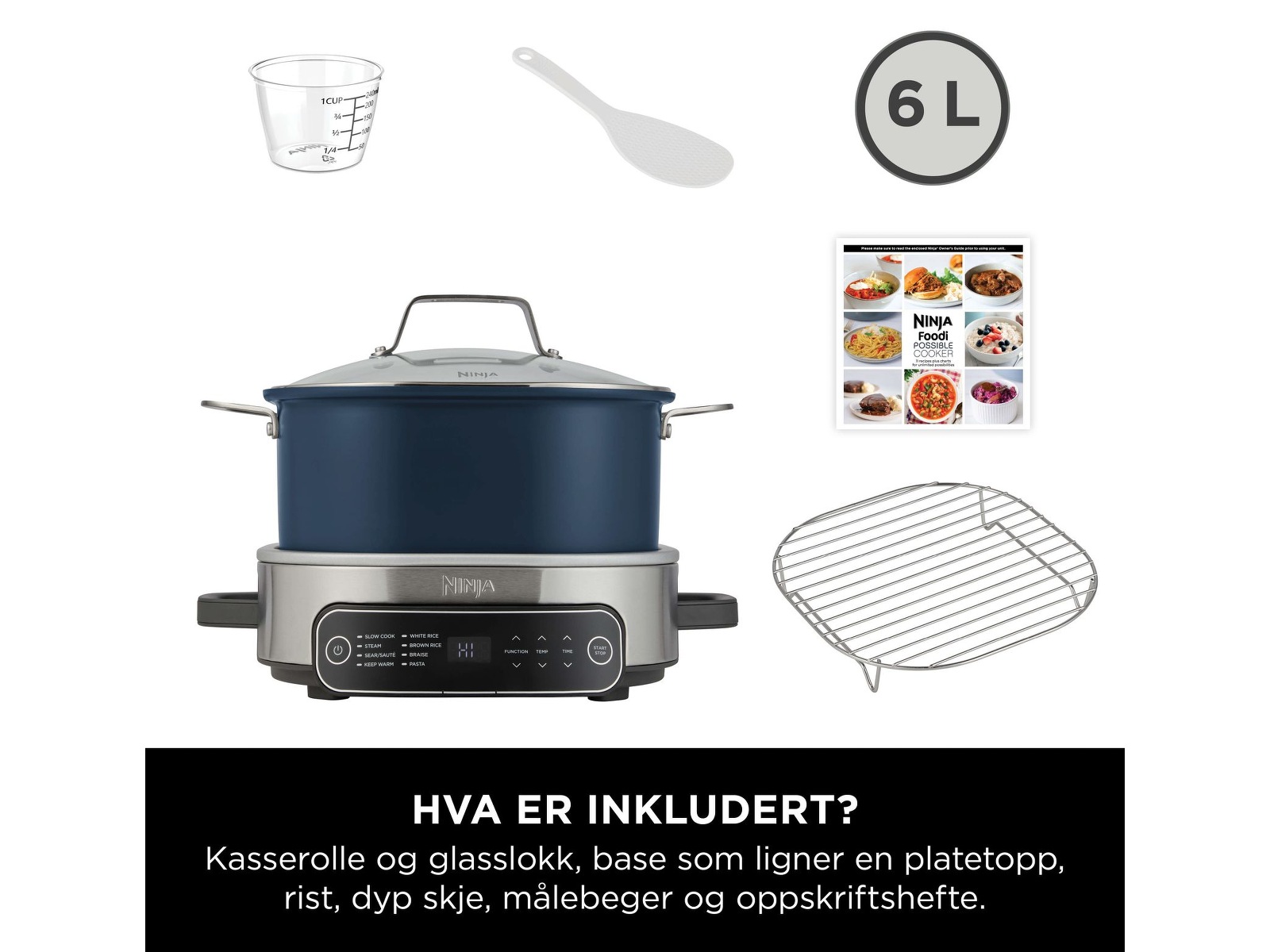 Ninja Foodi PossibleCooker 8-i-1 Andre kjøkkenapparater