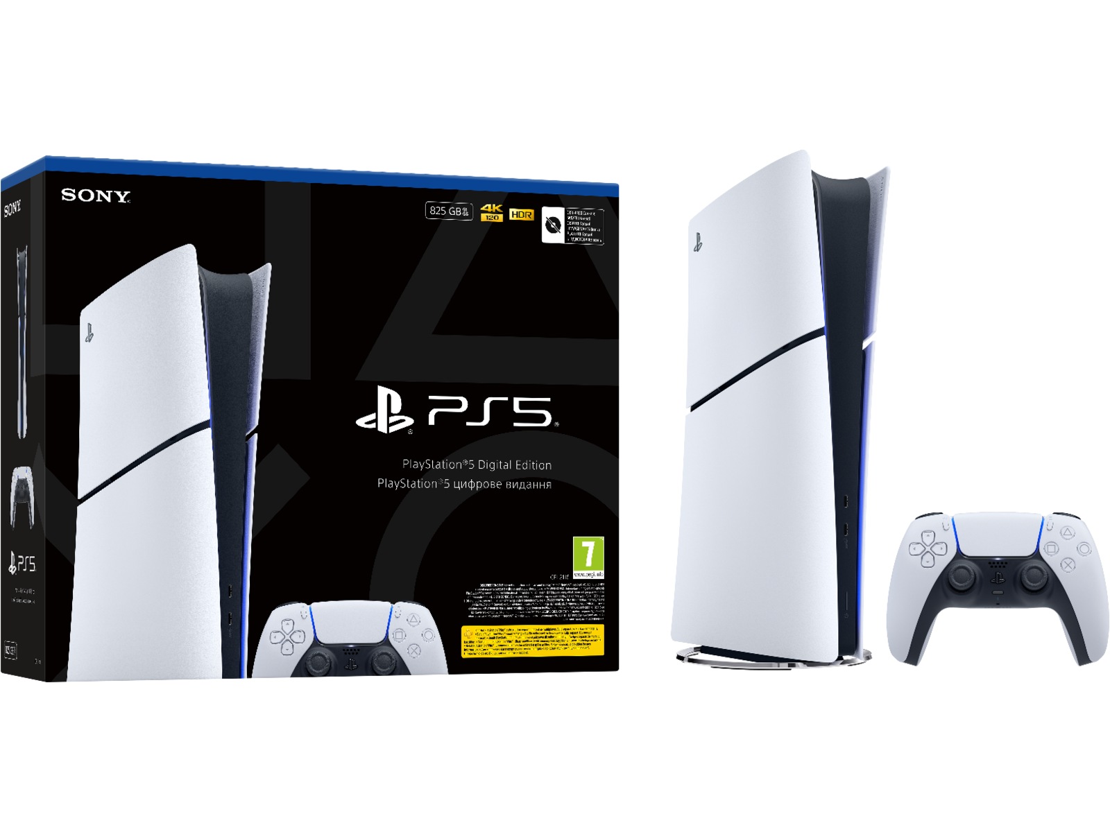 PlayStation 5 Digital Edition 825GB PS5 konsoll