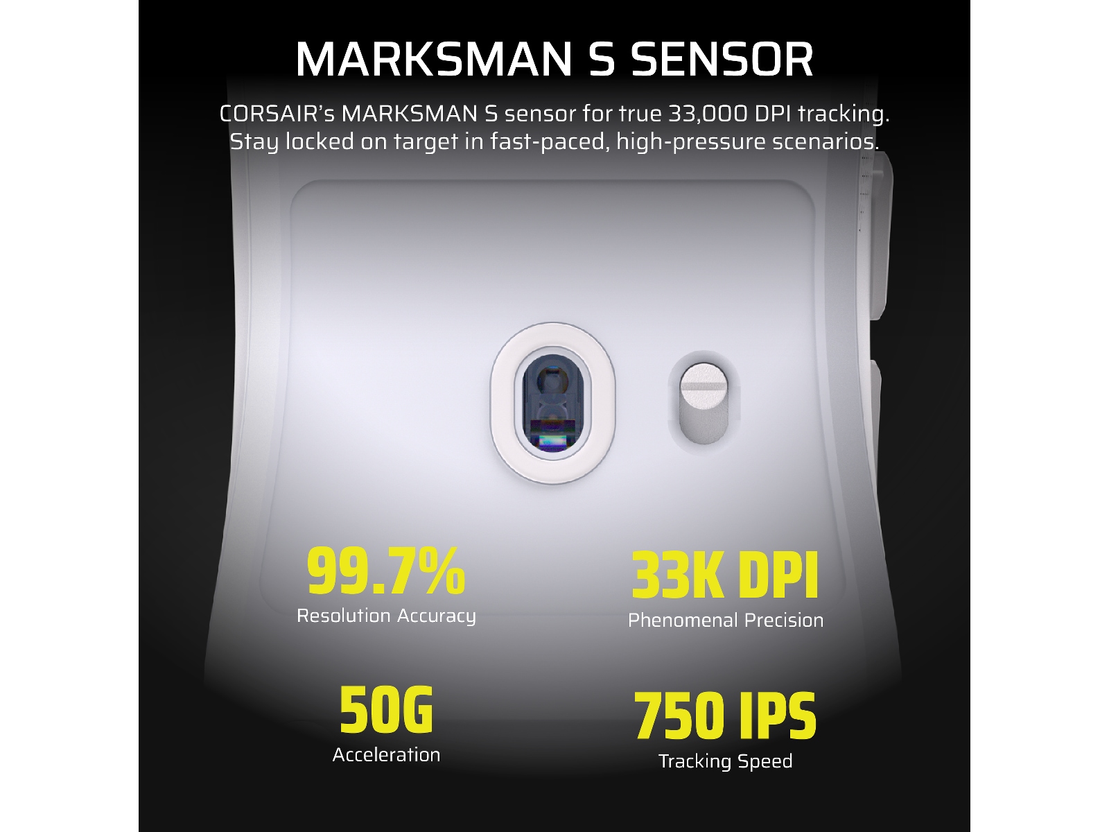 Corsair Sabre v2 Pro Ultralight Trådløs Gaming Mus (hvit) Gaming Mus