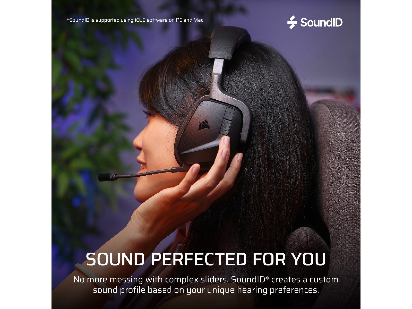 Corsair VOID MAX v2 Trådløst Gamingheadset (sort) Gaming headset