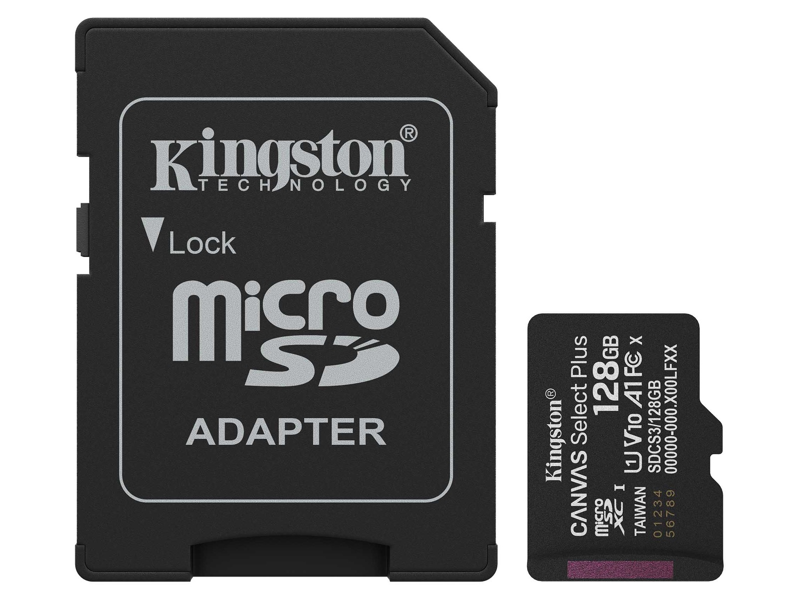 Kingston microSDXC Canvas Select Plus 128GB Minnekort til foto & video