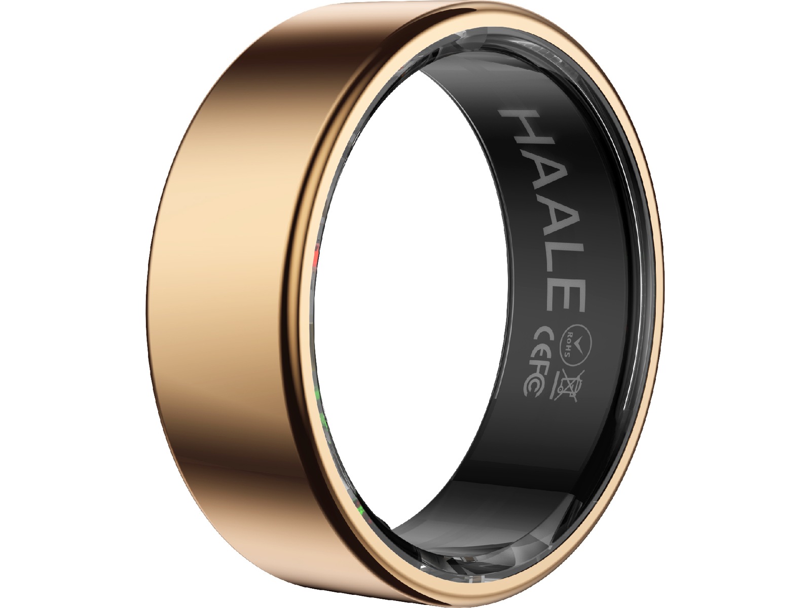 Haale II Smart Ring str. 8 (rosegull) -B-Grade Demo tilbehør til mobiler & klokker