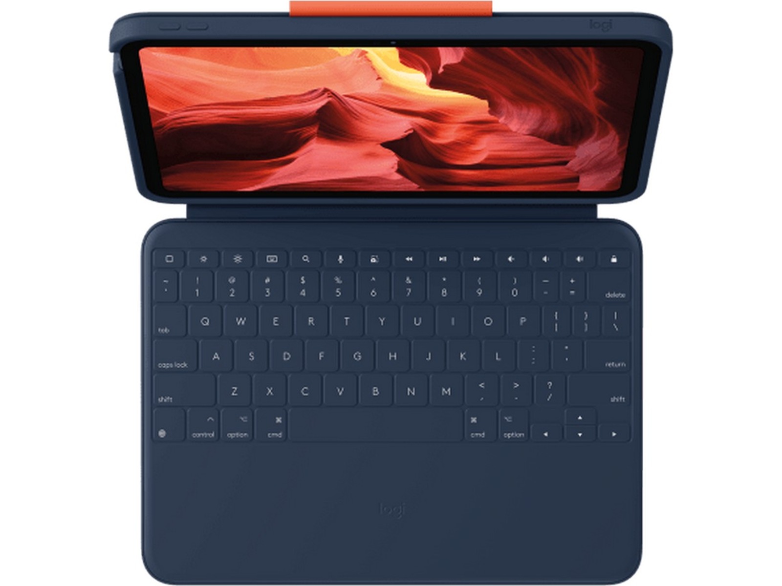 Logitech iPad 10,9" / 11" Rugged Combo 4 tastaturdeksel (blå) -B-Grade Demo annet i PC & nettbrett