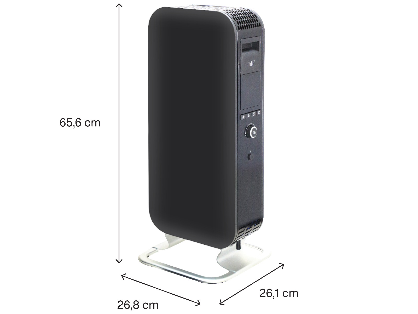 Mill Gentle Air Radiator 1000W (sort) -B-Grade Demo hjem & fritid