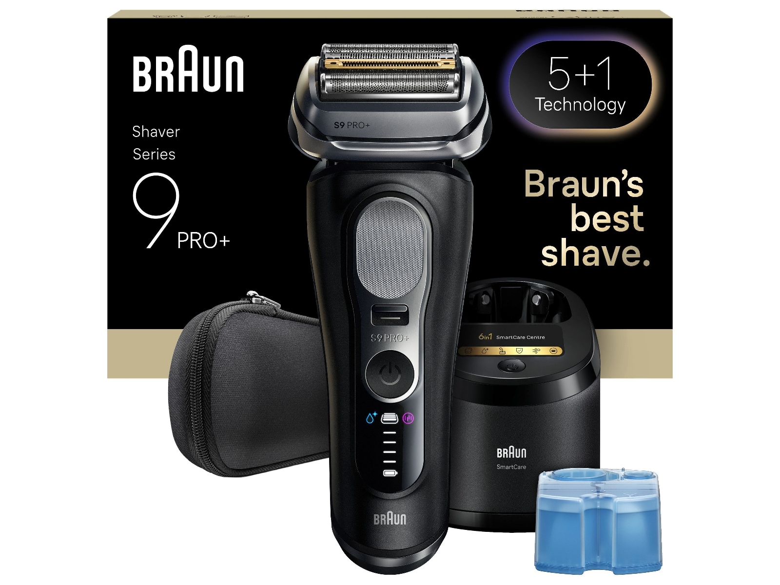 Braun Series 9 PRO+ Elektrisk Barbermaskin 9660CC -B-Grade Demo trening & velvære