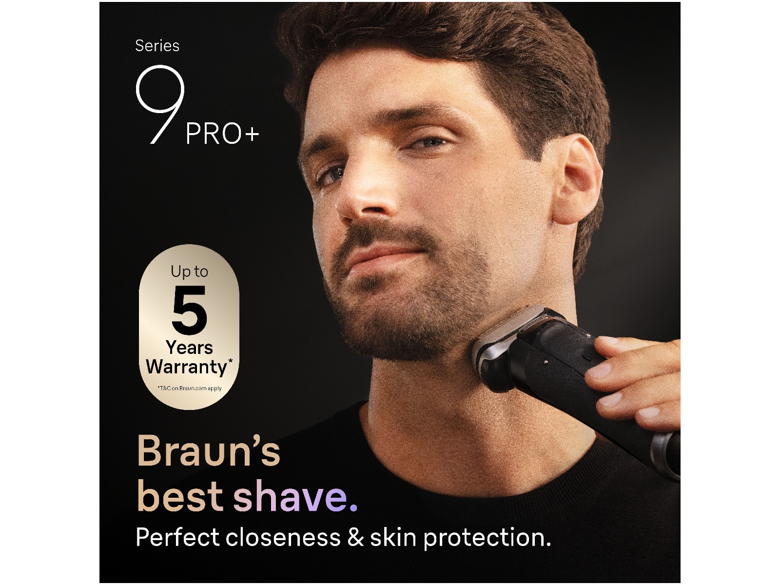 Braun Series 9 PRO+ Elektrisk Barbermaskin 9660CC -B-Grade Demo trening & velvære