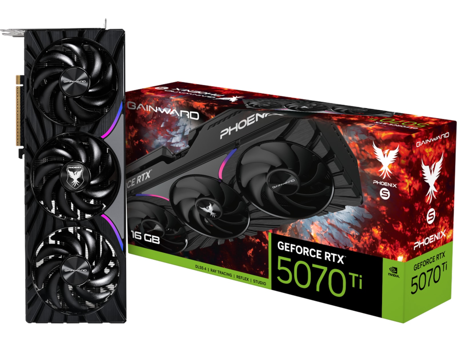 Gainward GeForce RTX 5070 Ti Phoenix-S -B-Grade Demo skjermkort