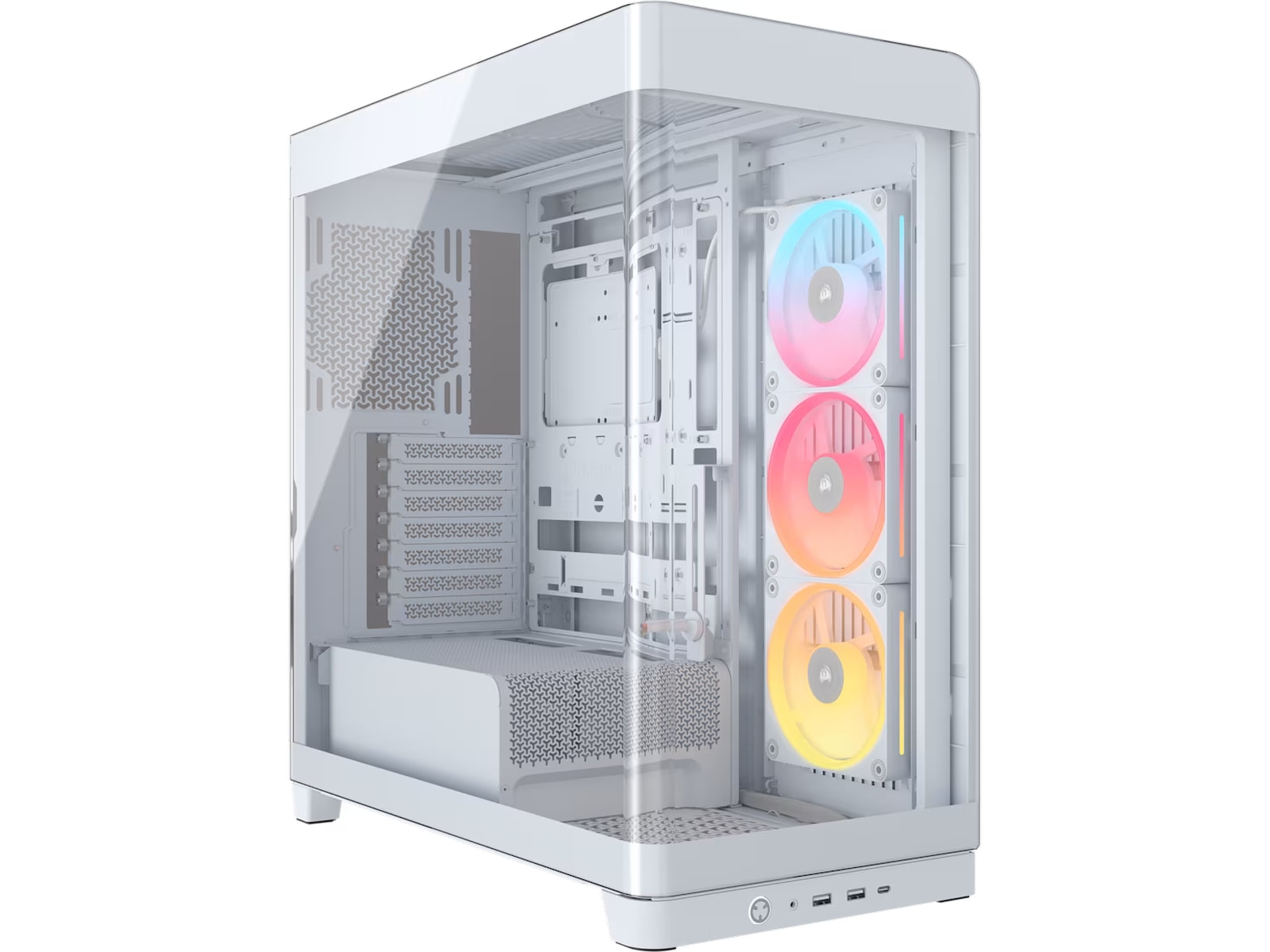Corsair FRAME 4500X LX-R RGB Mid Tower (hvit) -B-Grade Demo annet i datautstyr
