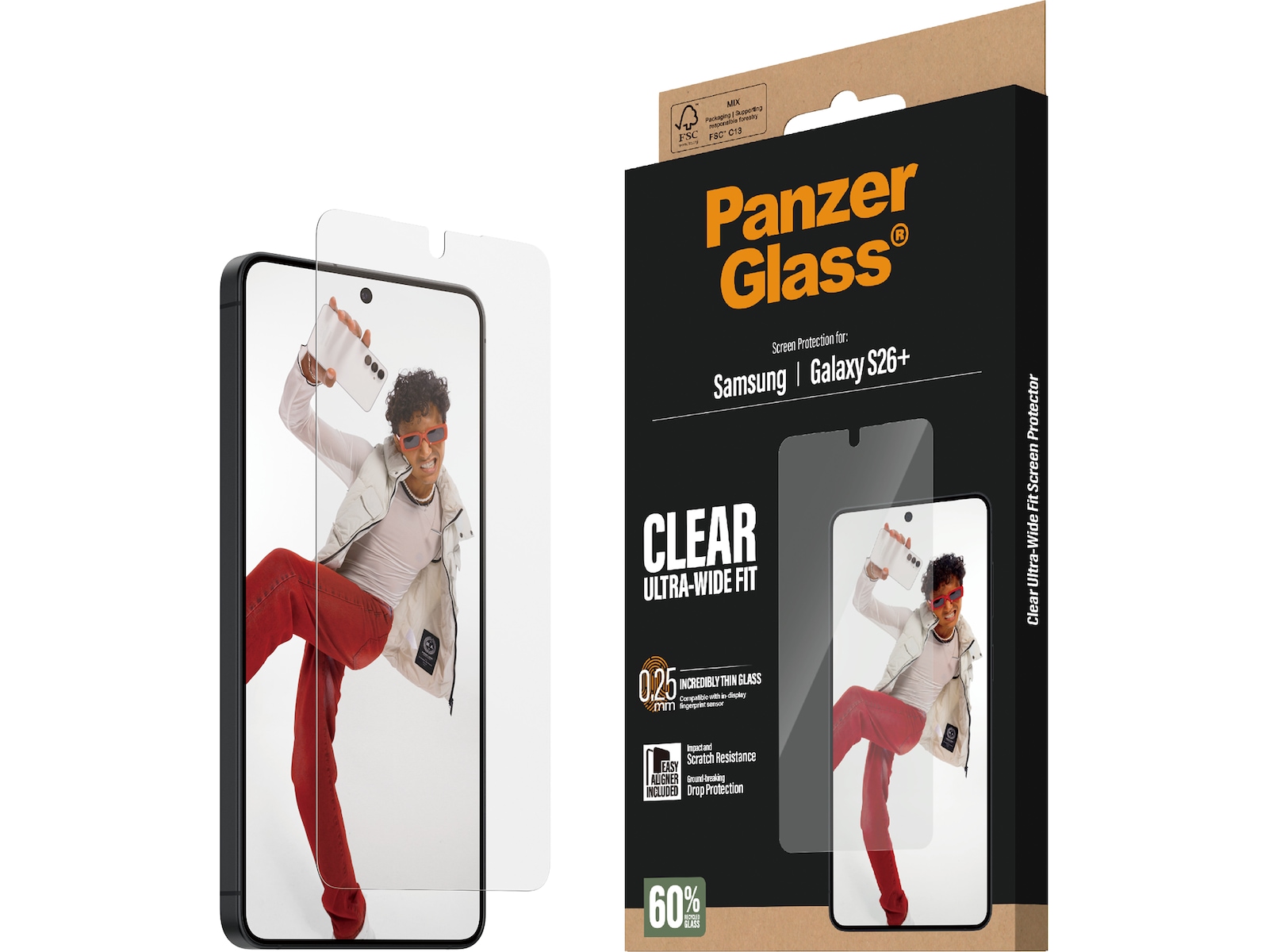PanzerGlass Galaxy S26+ Skjermbeskytter Skjermbeskyttelse
