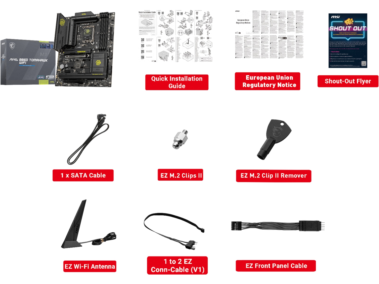 MSI MAG B860 TOMAHAWK WIFI Hovedkort -B-Grade Demo hovedkort
