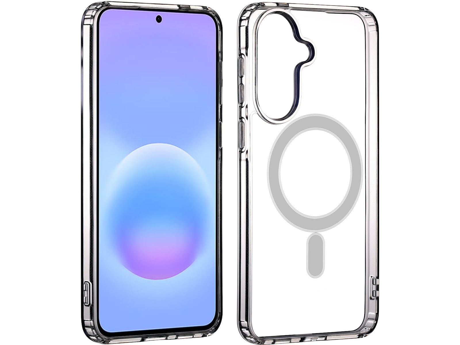 iiglo Galaxy A57 magnetisk klart deksel (gjennomsiktig) Deksel til mobiltelefon