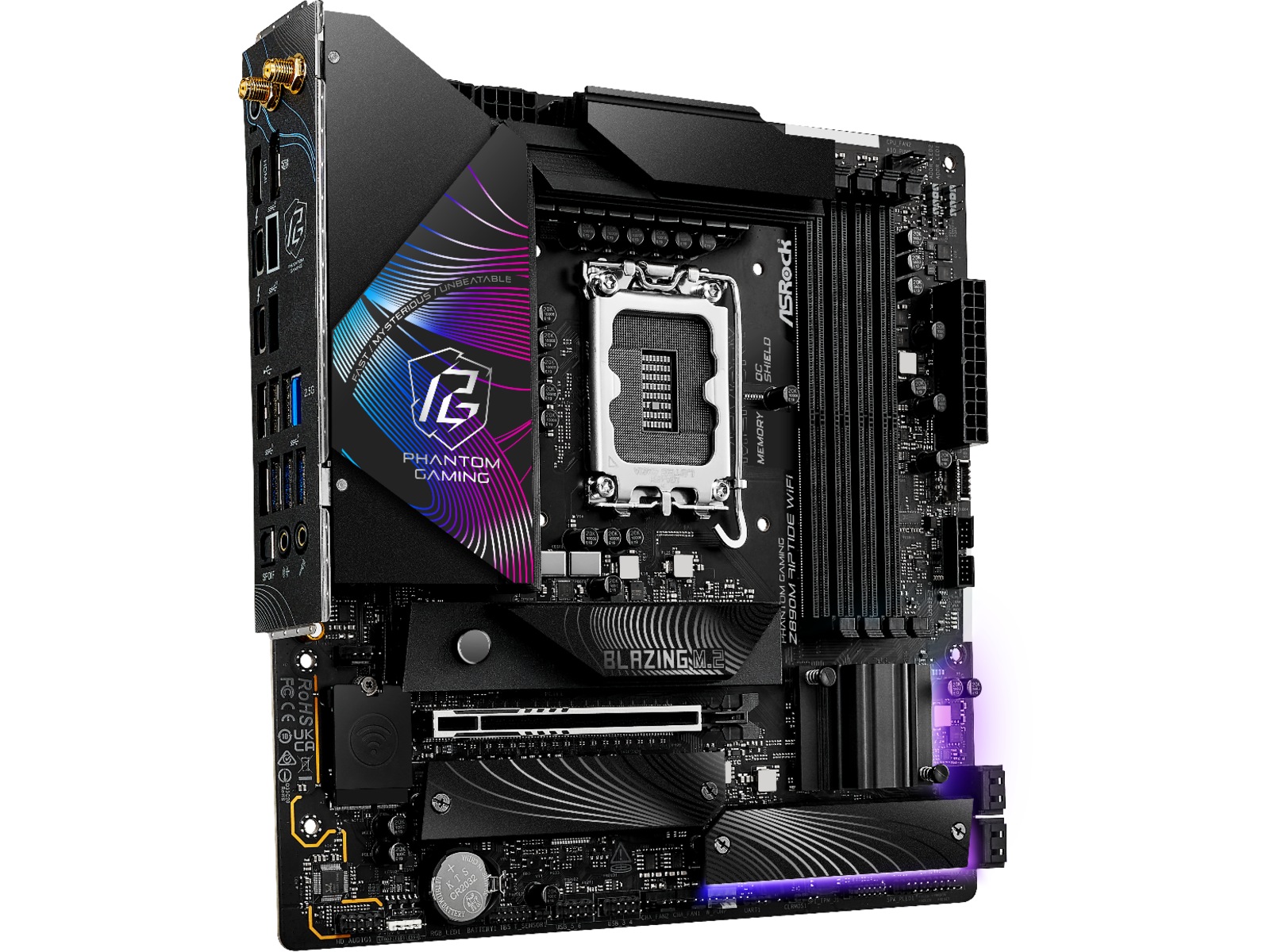 ASRock Z890M RIPTIDE WIFI Hovedkort -B-Grade Demo hovedkort
