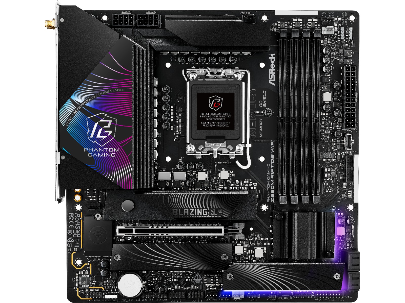 ASRock Z890M RIPTIDE WIFI Hovedkort -B-Grade Demo hovedkort