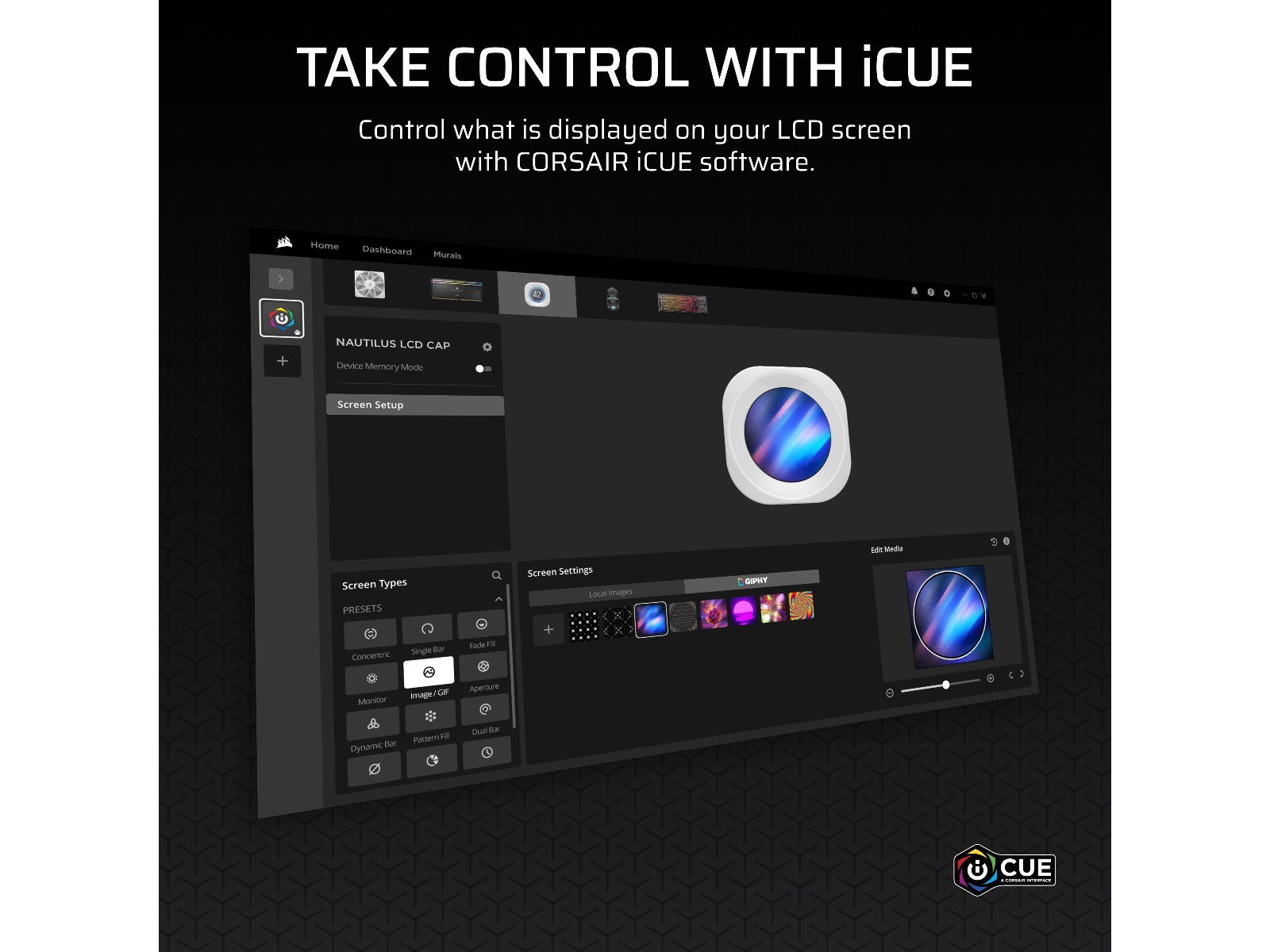 Corsair Nautilus 360 RS LCD Kjøler (hvit) -B-Grade Demo annet i datautstyr
