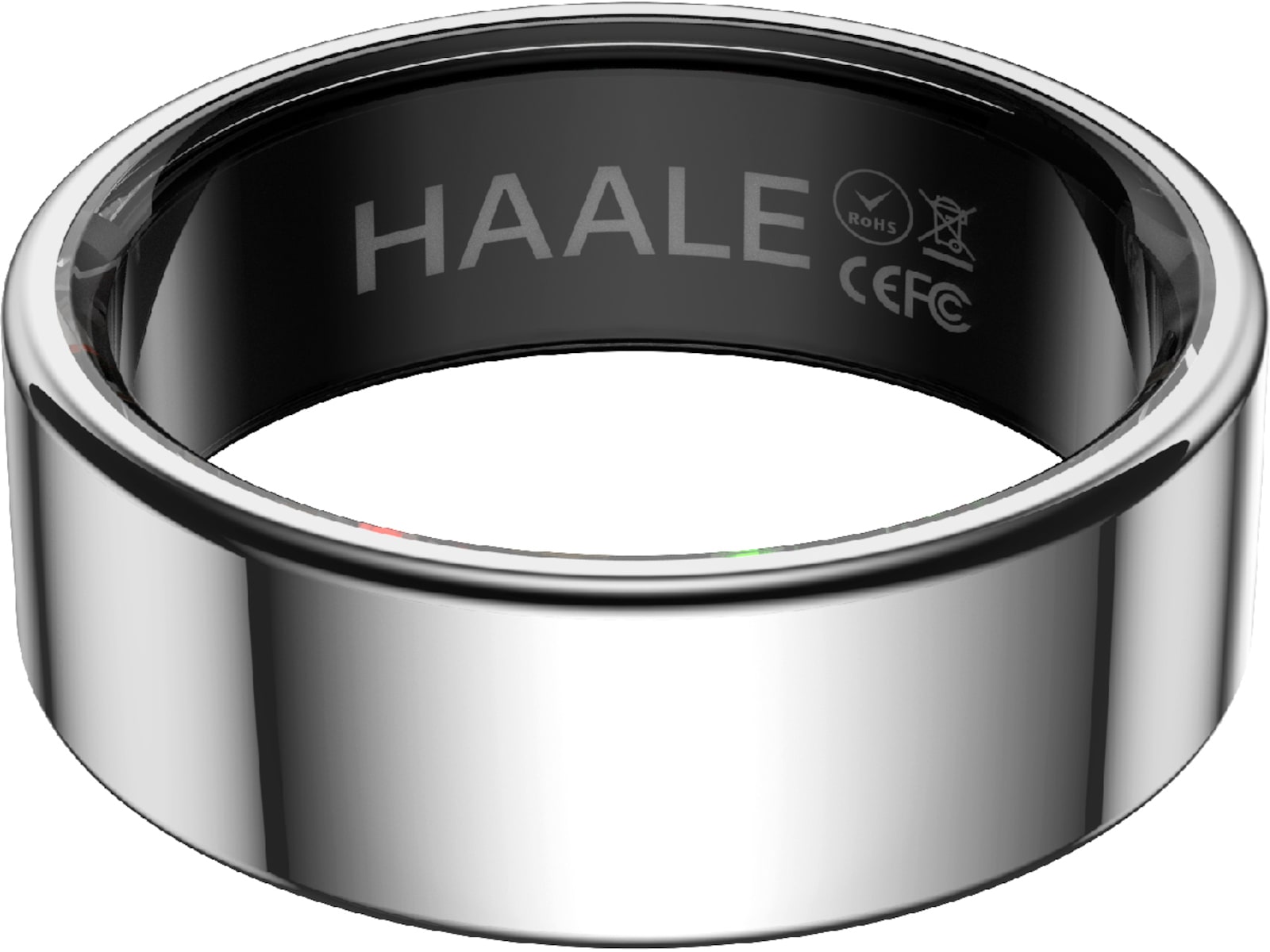 Haale II Smart Ring str. 10 (sølv) -B-Grade Demo tilbehør til mobiler & klokker