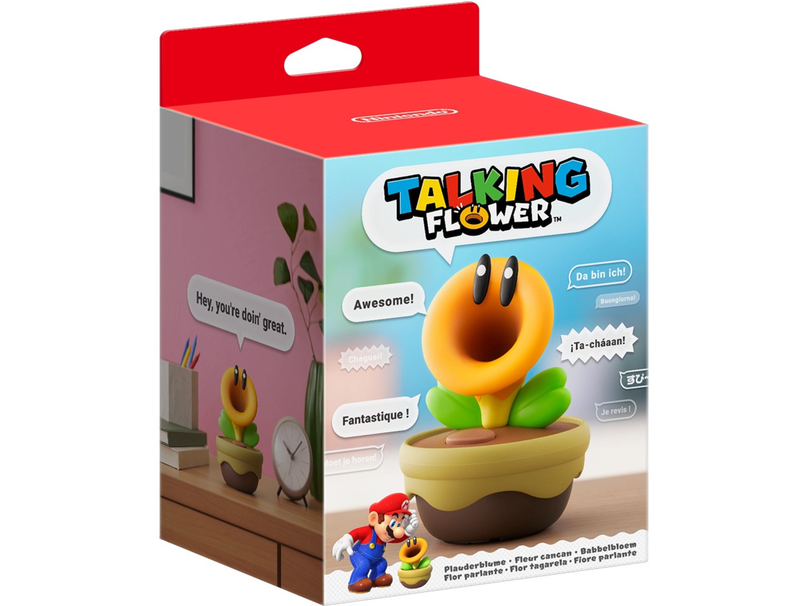 Super Mario Bros. Wonder Talking Flower Tilbehør