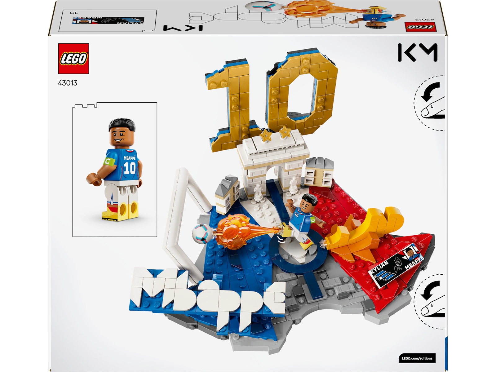 LEGO Editions Kylian Mbappé fotball-høydepunkter 43013 LEGO