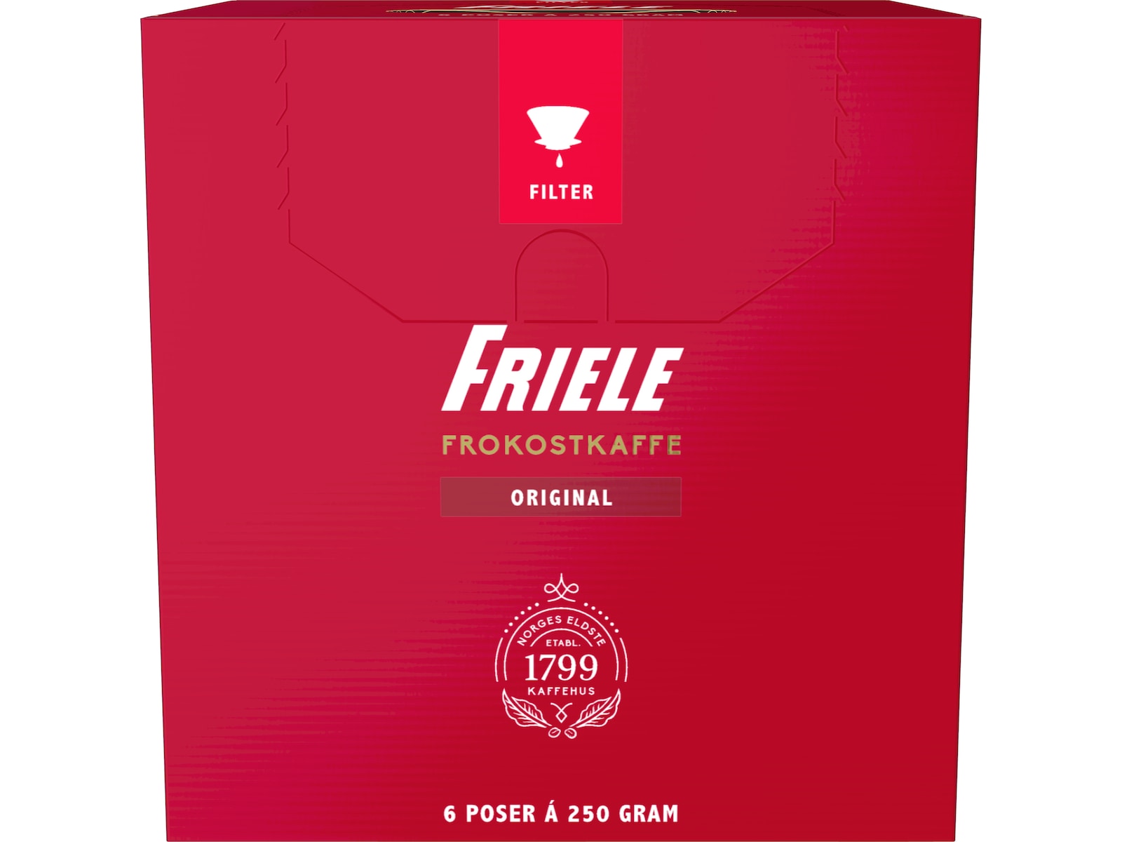 Friele Frokostkaffe Original 250 g x 6 Filterkaffe