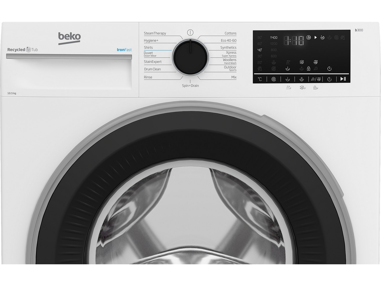 Beko B3WU4105415W vaskemaskin -B-Grade Demo vask & tørk