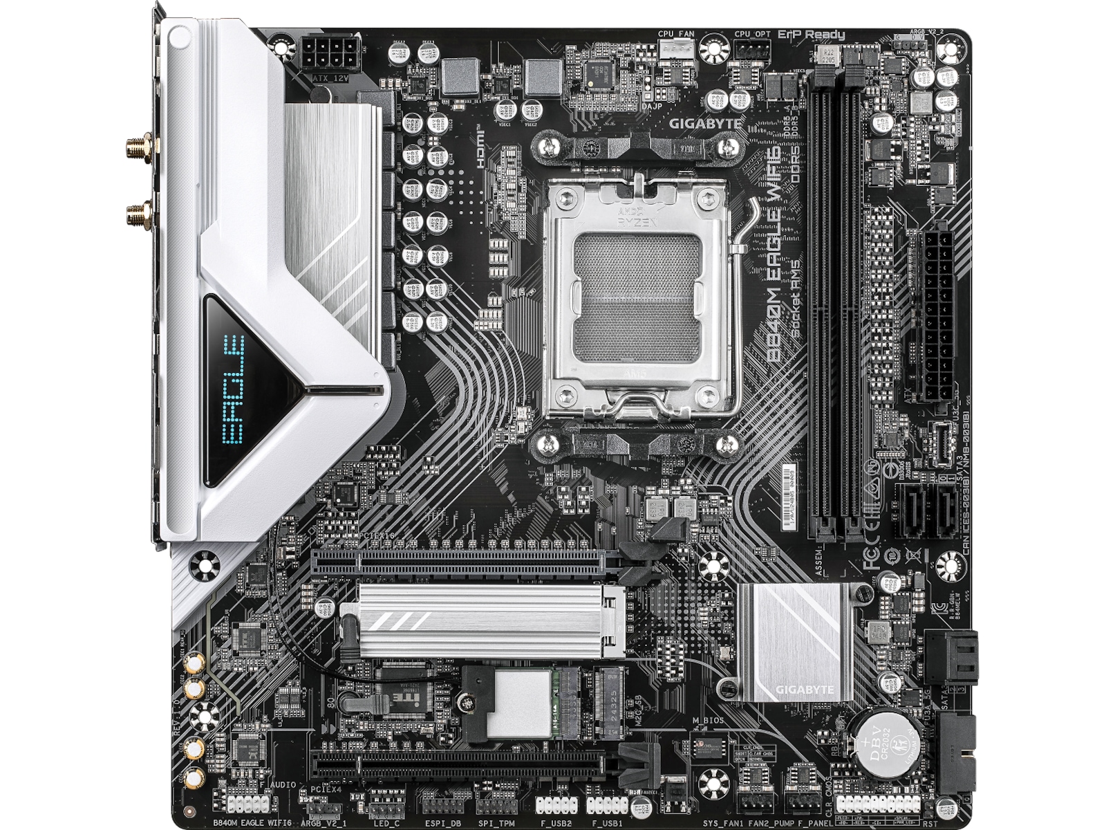 Gigabyte B840M EAGLE WIFI6 Hovedkort -B-Grade Demo hovedkort