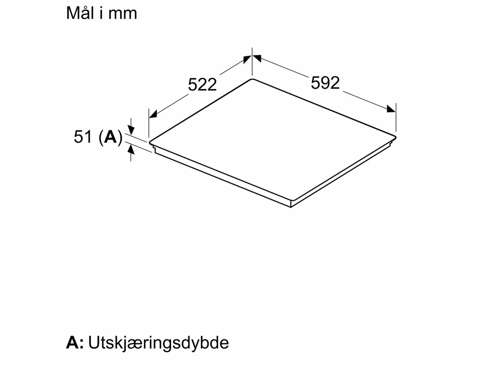 Siemens ED651HSC1E IQ500 Induksjonstopp -B-Grade Demo induksjonstopp & platetopp
