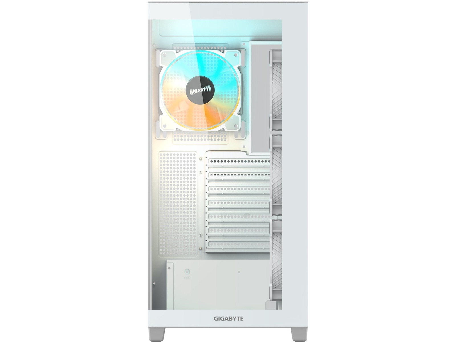 Gigabyte C500 Panoramic ICE Stealth Mid Tower (hvit) Midi tower