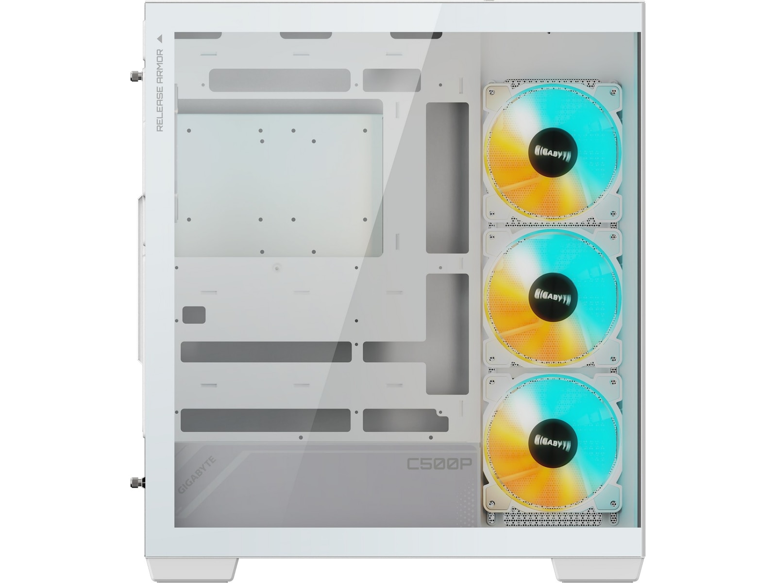 Gigabyte C500 Panoramic ICE Stealth Mid Tower (hvit) Midi tower