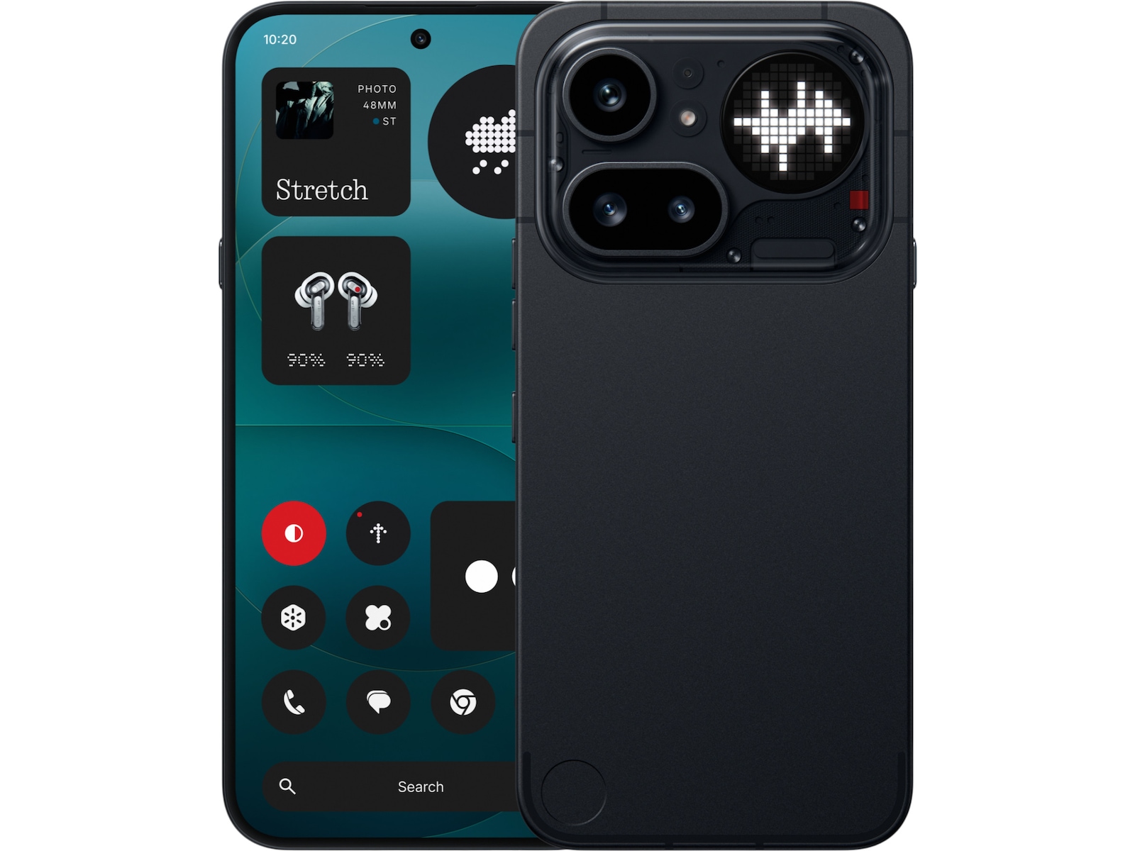Nothing Phone (4a) Pro 12+256 sort Mobiltelefoner