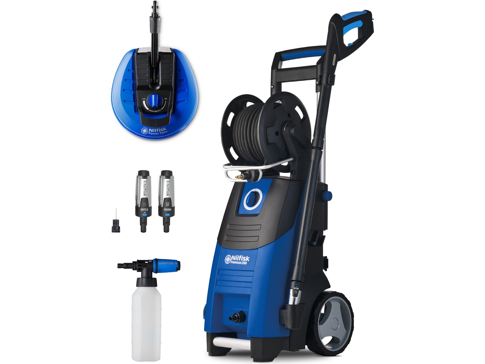 Nilfisk Premium 200-15 høytrykksvask med Power Patio Høytrykkspylere