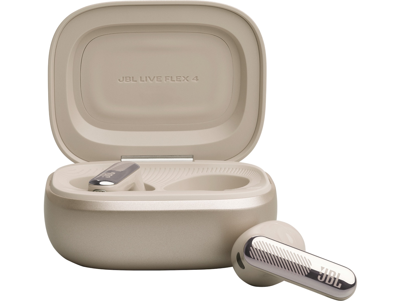 JBL LIVE FLEX 4 trådløse ørepropper med ANC (sand) Ørepropper