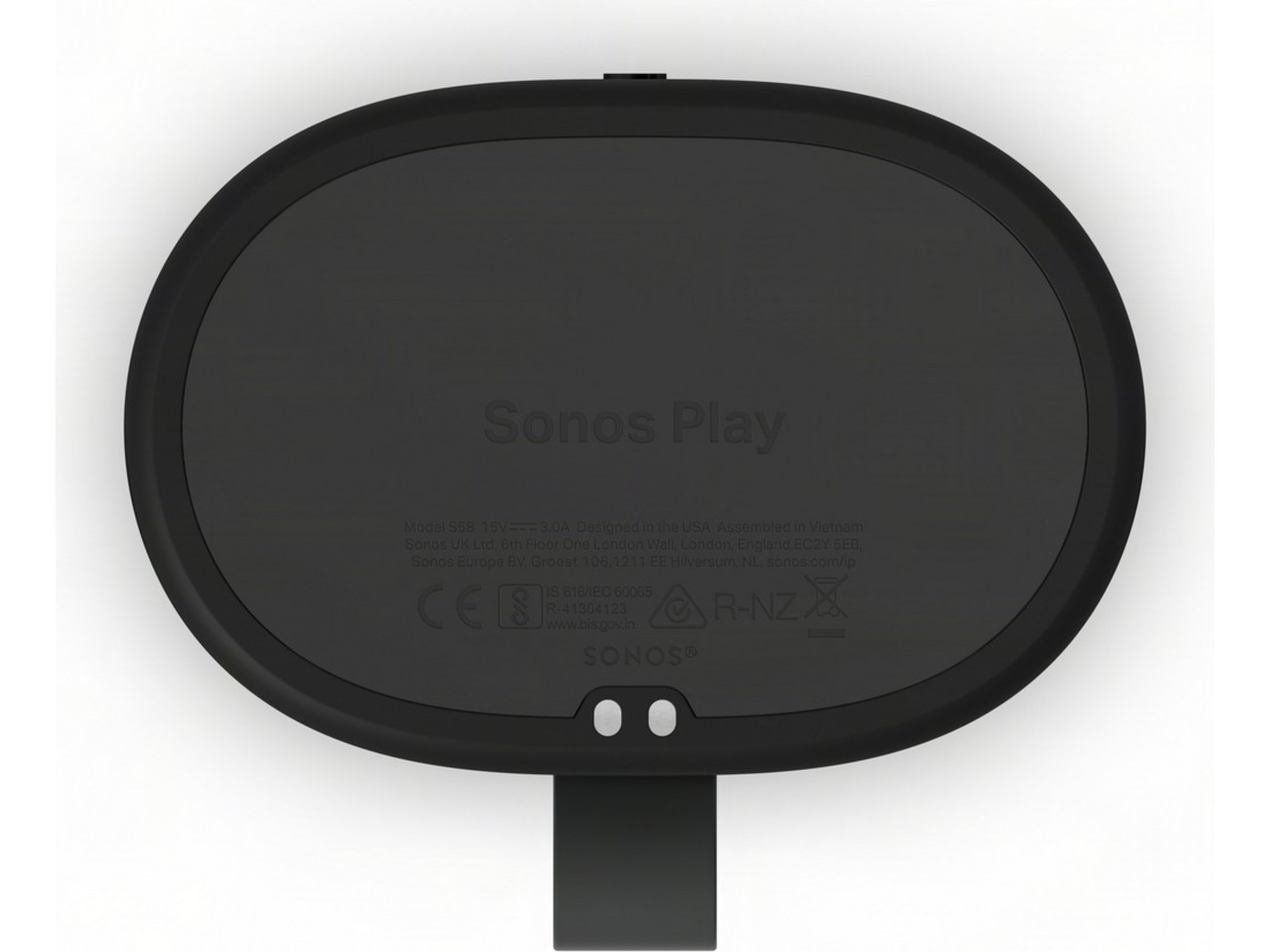 Sonos Play Trådløs Høyttaler (sort) Høyttalere