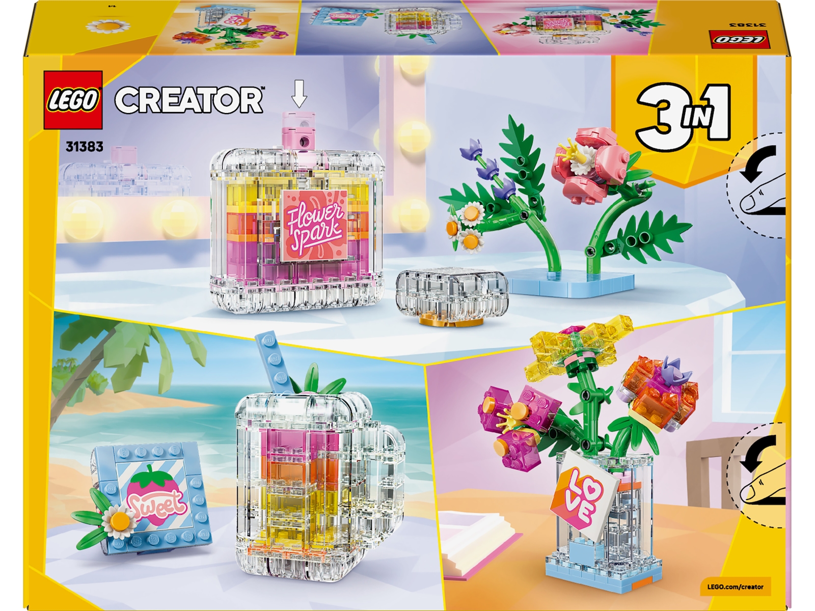 LEGO Creator Parfymeflaske med blomsterdekor 31383 LEGO