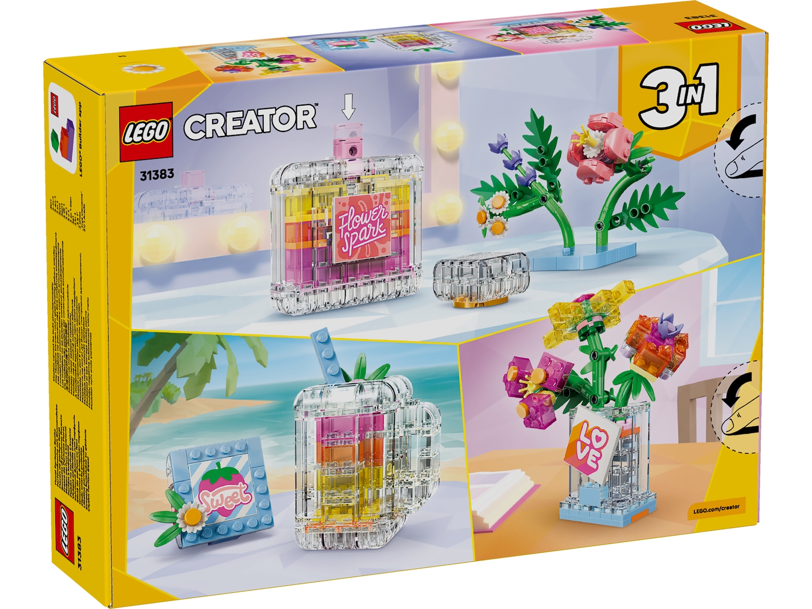 LEGO Creator Parfymeflaske med blomsterdekor 31383 LEGO